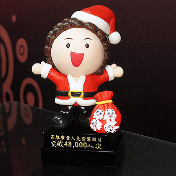 花媽聖誕公仔(含防塵框)